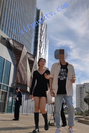 【XLBCD】113极品微胖美女黑色包臀裙，白色窄N